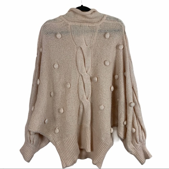 Chunky Pom Pom long sleeve sweater - Picture 1 of 7